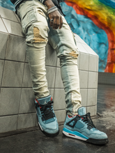 Load image into Gallery viewer, Cargo Denim - Dirty Wash