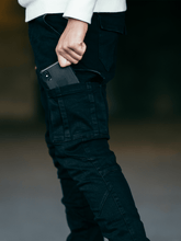 Load image into Gallery viewer, Cargo Denim - Black