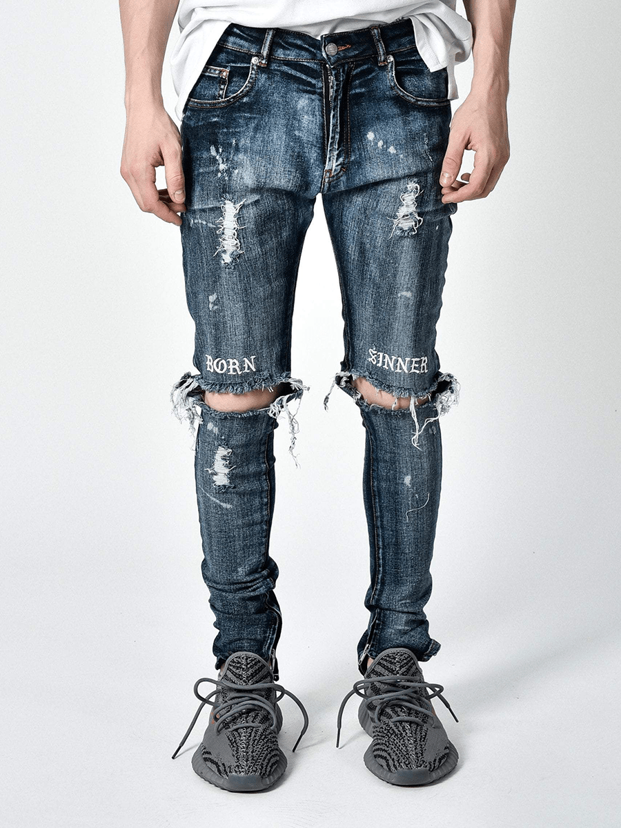 Sinners 2024 destroyed jeans