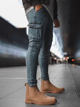 Load image into Gallery viewer, Cargo Denim - Light Stone
