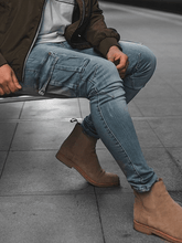 Load image into Gallery viewer, Cargo Denim - Light Stone
