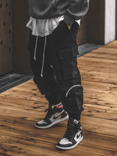 Load image into Gallery viewer, Cargo Pants - Two Tone Black

