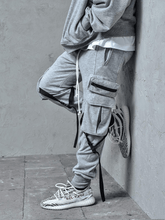 Load image into Gallery viewer, Cargo Sweatpants - Heather Grey
