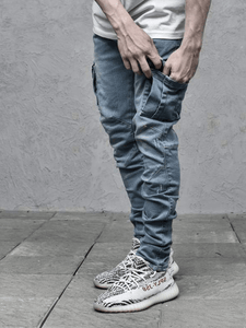 Cargo Denim - Light Stone